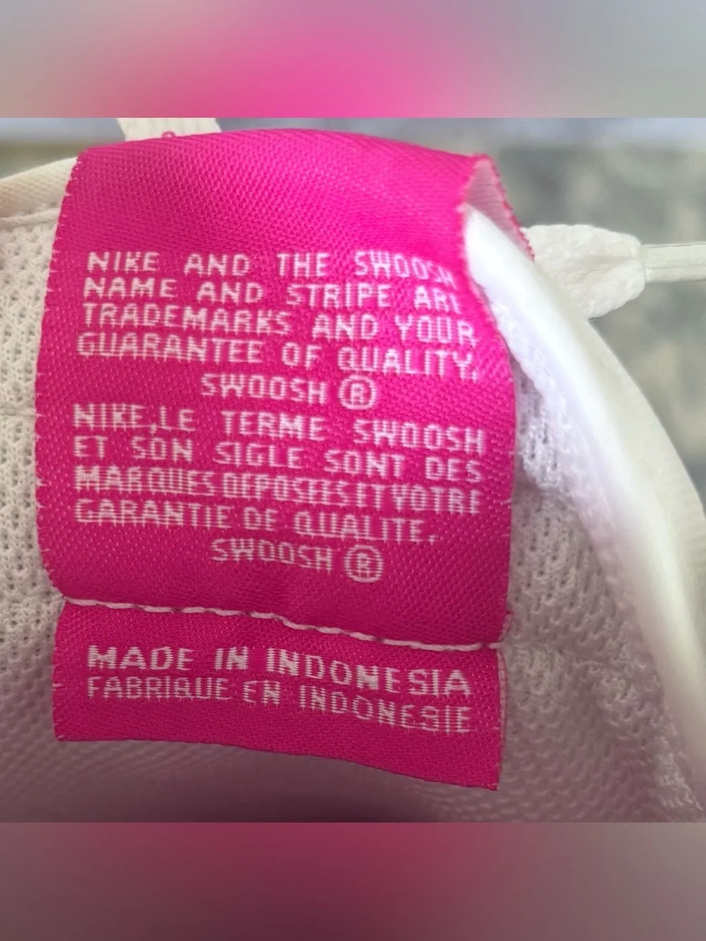 Nike Cortez White Active Fuchsia Pink GS 6Y Womens 7.5 Sneakers 904764-109